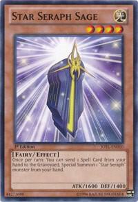 Star Seraph Sage - Judgment of the Light YuGiOh trading card