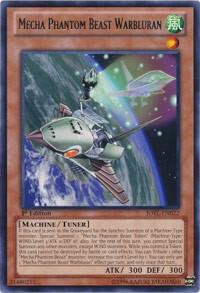 Mecha Phantom Beast Warbluran trading card from Judgment of the Light Mecha Phantom Beast Warbluran - Judgment of the Light YuGiOh trading card
