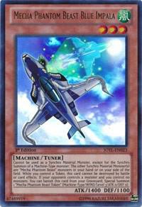 Mecha Phantom Beast Blue Impala - Judgment of the Light YuGiOh trading card
