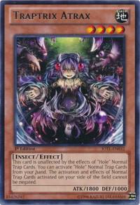 Traptrix Atrax - Judgment of the Light YuGiOh trading card