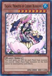 Talaya, Princess of Cherry Blossoms - Judgment of the Light YuGiOh trading card