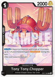 Tony Tony.Chopper - The World's Strongest Warriors (OP17) #OP17-084 - Uncommon One Piece Trading Card