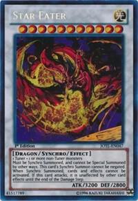 Star Eater (Secret) trading card from Judgment of the Light Star Eater (Secret) - Judgment of the Light YuGiOh trading card