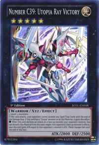 Number C39: Utopia Ray Victory trading card from Judgment of the Light Number C39: Utopia Ray Victory - Judgment of the Light YuGiOh trading card