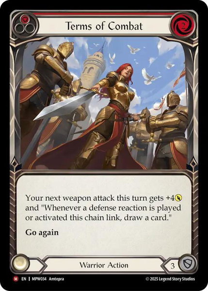 Terms of Combat - Mastery Pack Warrior Flesh and Blood trading card