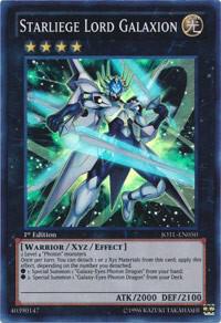 Starliege Lord Galaxion - Judgment of the Light YuGiOh trading card