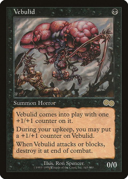 Vebulid - Urza's Saga Magic: The Gathering trading card