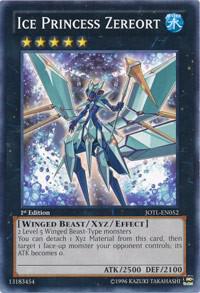 Ice Princess Zereort trading card from Judgment of the Light Ice Princess Zereort - Judgment of the Light YuGiOh trading card