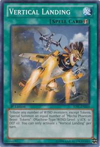 Vertical Landing trading card from Judgment of the Light Vertical Landing - Judgment of the Light YuGiOh trading card