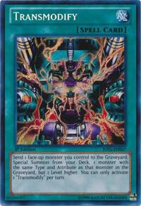 Transmodify trading card from Judgment of the Light Transmodify - Judgment of the Light YuGiOh trading card