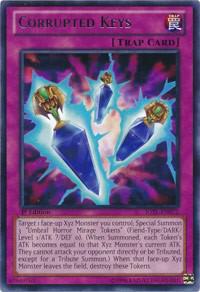 Corrupted Keys - Judgment of the Light YuGiOh trading card