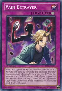 Vain Betrayer trading card from Judgment of the Light Vain Betrayer - Judgment of the Light YuGiOh trading card