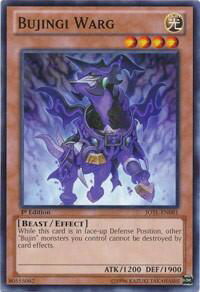 Bujingi Warg - Judgment of the Light (JOTL) #JOTL-EN081 - Common / Short Print YuGiOh Trading Card