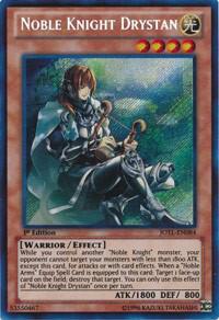 Noble Knight Drystan trading card from Judgment of the Light Noble Knight Drystan - Judgment of the Light YuGiOh trading card