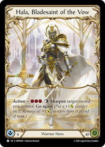 Hala, Bladesaint of the Vow - Mastery Pack Warrior (MPW) #MPW003 - Basic Flesh and Blood Trading Card