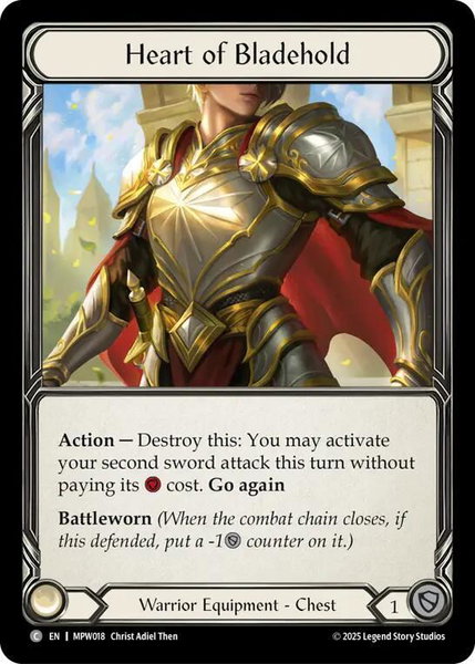 Heart of Bladehold - Mastery Pack Warrior Flesh and Blood trading card