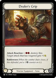 Dealer's Grip - Mastery Pack Warrior (MPW) #MPW019 - Common Flesh and Blood Trading Card