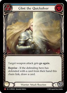 Glint the Quicksilver (Blue) - Mastery Pack Warrior (MPW) #MPW022 - Majestic Flesh and Blood Trading Card