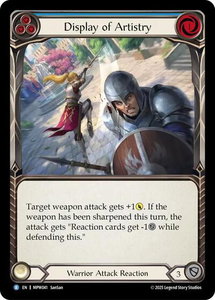 Display of Artistry (Blue) - Mastery Pack Warrior (MPW) #MPW041 - Rare Flesh and Blood Trading Card