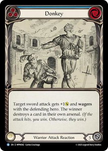 Donkey (Blue) - Mastery Pack Warrior (MPW) #MPW042 - Rare Flesh and Blood Trading Card
