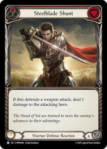 Steelblade Shunt (Red) - Mastery Pack Warrior (MPW) #MPW056 - Rare Flesh and Blood Trading Card
