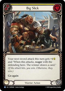 Big Slick (Yellow) - Mastery Pack Warrior (MPW) #MPW061 - Rare Flesh and Blood Trading Card