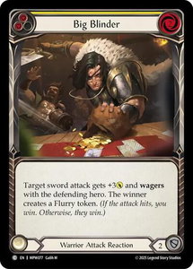 Big Blinder (Yellow) - Mastery Pack Warrior (MPW) #MPW077 - Common Flesh and Blood Trading Card