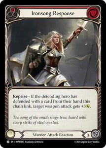 Ironsong Response (Red) - Mastery Pack Warrior (MPW) #MPW085 - Common Flesh and Blood Trading Card