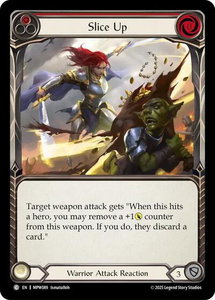 Slice Up (Red) - Mastery Pack Warrior (MPW) #MPW089 - Common Flesh and Blood Trading Card