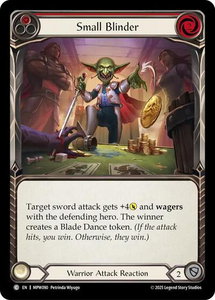 Small Blinder (Red) - Mastery Pack Warrior (MPW) #MPW090 - Common Flesh and Blood Trading Card