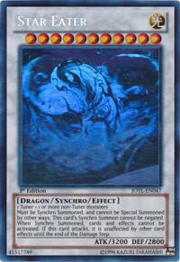 Star Eater (Ghost Rare) - Judgment of the Light YuGiOh trading card