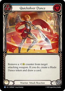 Quicksilver Dance - Mastery Pack Warrior (MPW) #MPW047 - Rare Flesh and Blood Trading Card