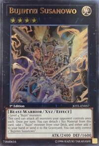 Bujintei Susanowo (UTR) - Judgment of the Light (JOTL) #JOTL-EN057 - Ultimate Rare YuGiOh Trading Card