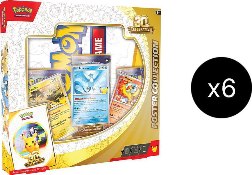 30th Celebration Poster Collection Case - ME: 30th Celebration Pokémon trading card