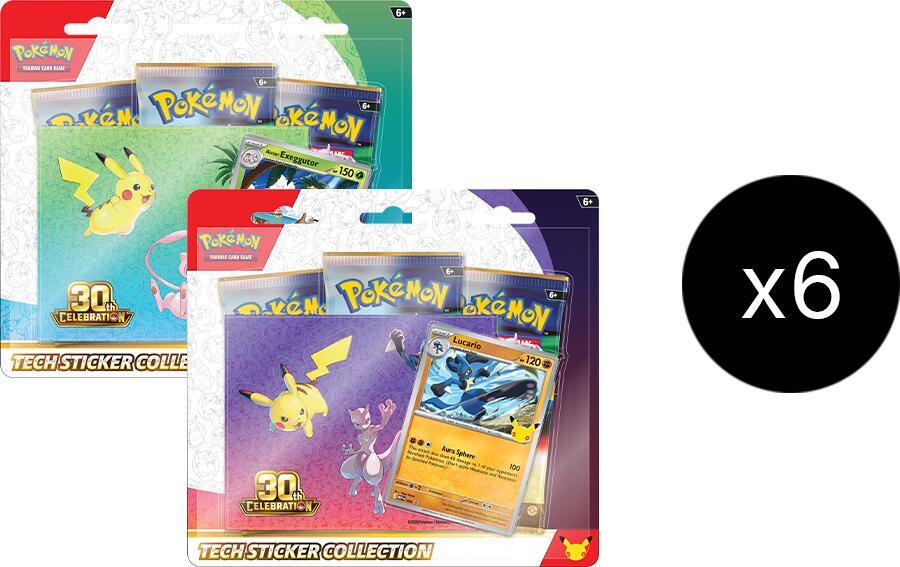 30th Celebration Tech Sticker Collection Case - ME: 30th Celebration Pokémon trading card