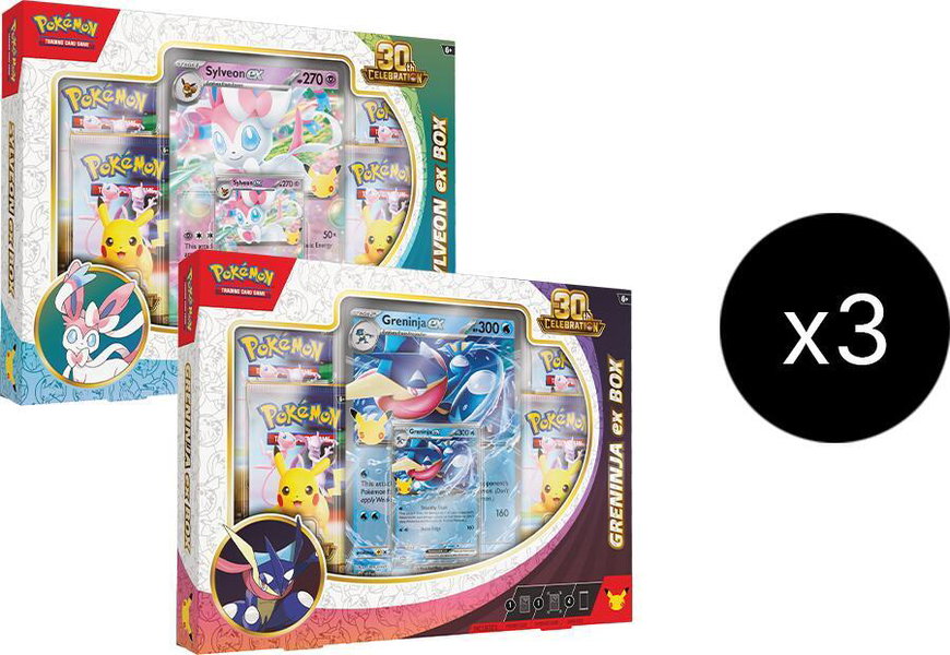 30th Celebration ex Box Case - ME: 30th Celebration Pokémon trading card