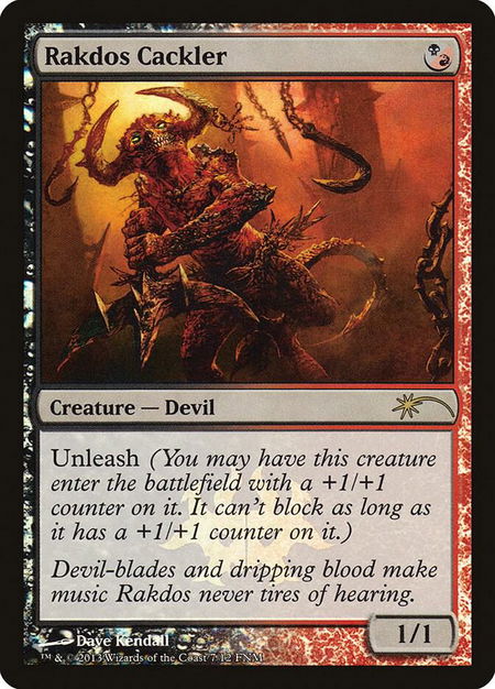 Rakdos Cackler - FNM Promos Magic: The Gathering trading card