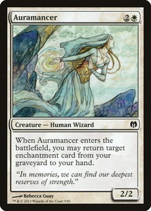 Auramancer - Duel Decks: Heroes vs. Monsters (DDL) #9 - Common Magic: The Gathering Trading Card