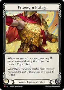 Prizeworn Plating - Armory Deck: Olympia (AOL) #AOL004 - Majestic Flesh and Blood Trading Card