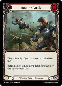 Into the Muck (Red) - Armory Deck: Olympia (AOL) #AOL007 - Majestic Flesh and Blood Trading Card