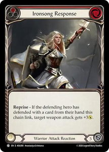 Ironsong Response (Red) - Armory Deck: Olympia (AOL) #AOL008 - Common Flesh and Blood Trading Card