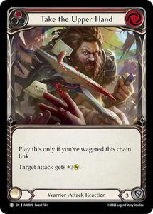 Take the Upper Hand (Red) - Armory Deck: Olympia (AOL) #AOL009 - Common Flesh and Blood Trading Card