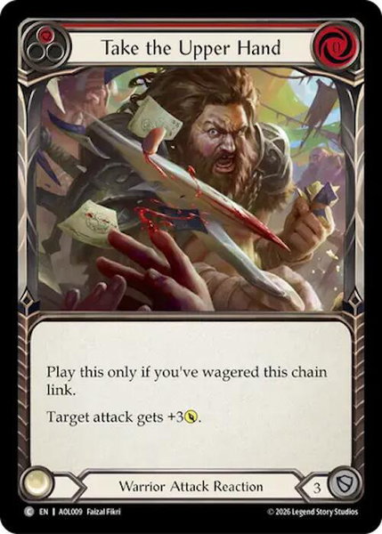 Take the Upper Hand (Red) - Armory Deck: Olympia Flesh and Blood trading card