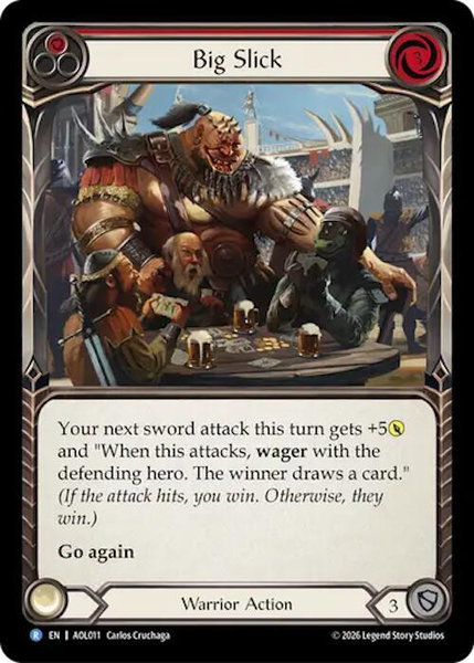 Big Slick (Red) - Armory Deck: Olympia Flesh and Blood trading card
