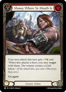 Money Where Ya Mouth Is (Red) - Armory Deck: Olympia (AOL) #AOL016 - Common Flesh and Blood Trading Card