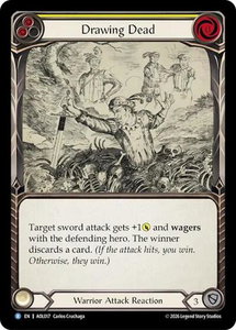 Drawing Dead (Yellow) - Armory Deck: Olympia (AOL) #AOL017 - Rare Flesh and Blood Trading Card