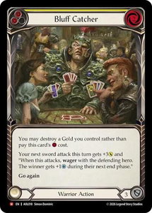 Bluff Catcher (Yellow) - Armory Deck: Olympia (AOL) #AOL018 - Majestic Flesh and Blood Trading Card