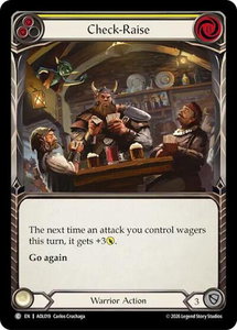 Check-Raise (Yellow) - Armory Deck: Olympia (AOL) #AOL019 - Common Flesh and Blood Trading Card