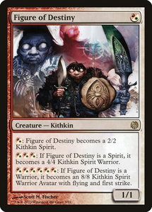 Figure of Destiny - Duel Decks: Heroes vs. Monsters (DDL) #3 - Rare Magic: The Gathering Trading Card