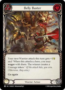 Belly Buster (Blue) - Armory Deck: Olympia (AOL) #AOL023 - Common Flesh and Blood Trading Card